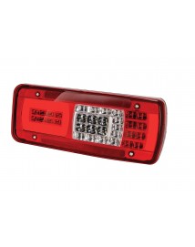 LC11 LED - Feu arrière LED Droit, Alarme, conn HDSCS 8 voies Latéral IVECO