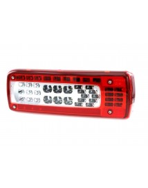 LC10 LED - Feu arrière LED Droit, connecteur AMP 1.5 - 7 voies Latéral