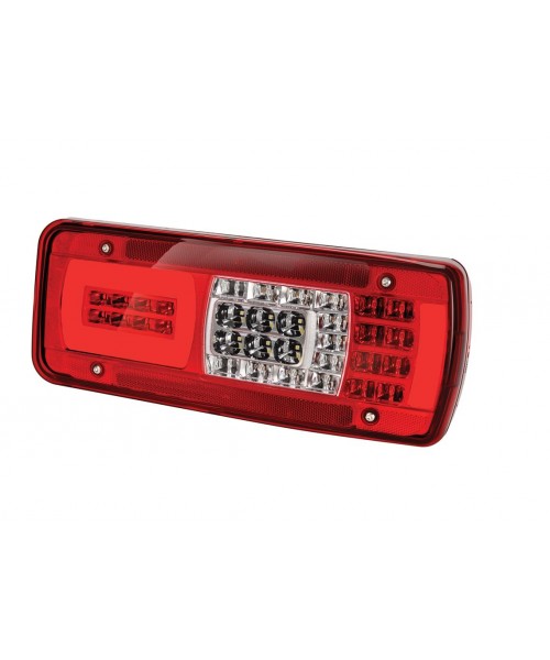 LC11 LED - Feu arrière LED Droit, connecteur AMP 1.5 - 7 voies Latéral