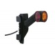 DXLC8 - Feu de gabarit et d'encombrement LED droit 12/24V cristal + rouge + ambre conn 2 voies montage sur LC8